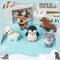 Set of 5 Winter Polar Animals Wool Needle Felting Kit,5 Unique Designs Doll Making Wool Needle Felting Starter Kit, DIY Home Decoration Needle Felting Craft Birthday Gift for Adult and Kids